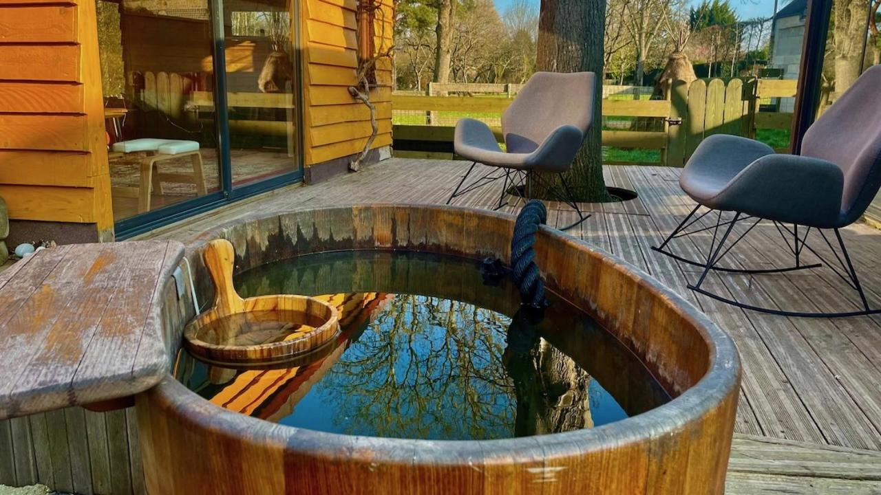 O Et Terre, Gite Ressourcement Bains Spa Cryo Sauna Et Foret Dormelles エクステリア 写真